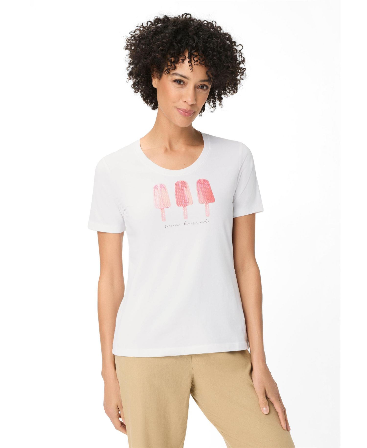 Women's Ice Pop Print T-Shirt