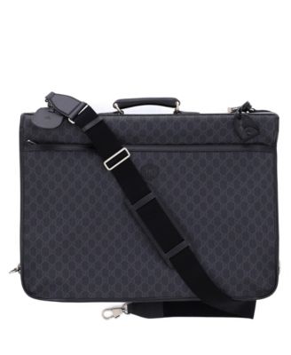 Retro Interlocking G Garment Bag GG Coated Canvas