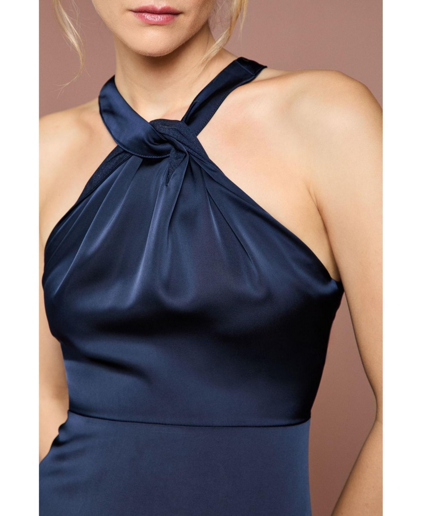 Женское платье Coast Halter Neck Maxi, цвет: Тёмно-синий — фото 5