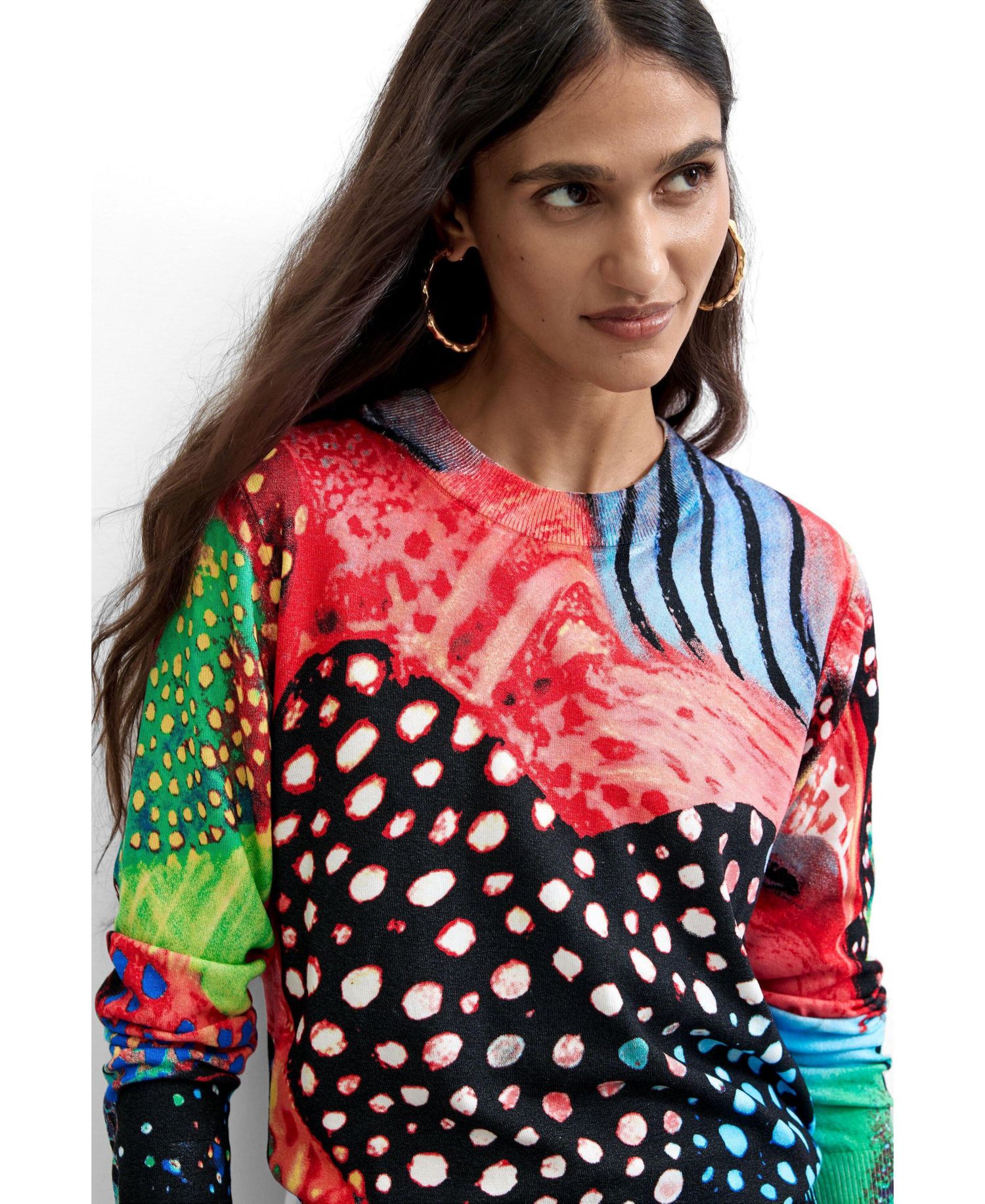 Women's Printed Colors Sweater