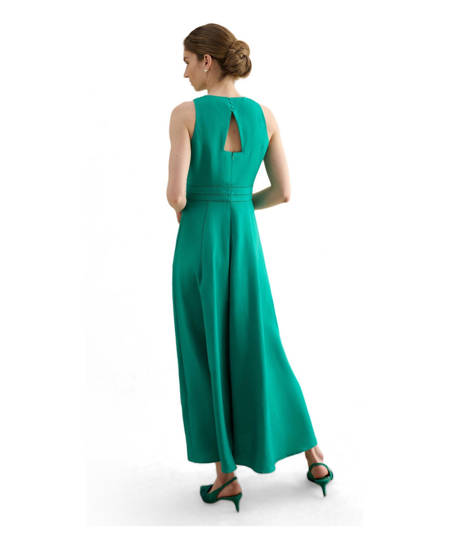 Harewood Sleeveless Fit Flare Dress