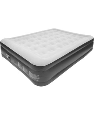 Inflatable Mattress Queen Air Mattress with Built-in Pump 18" Blow up Mattress Portable Air Bed for Home Guest Camping