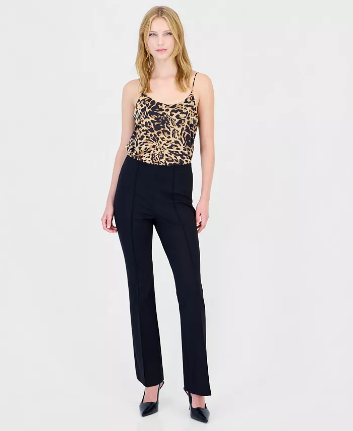 Women's Pull-on Flare Mid-Rise Pants - thumbnail 9