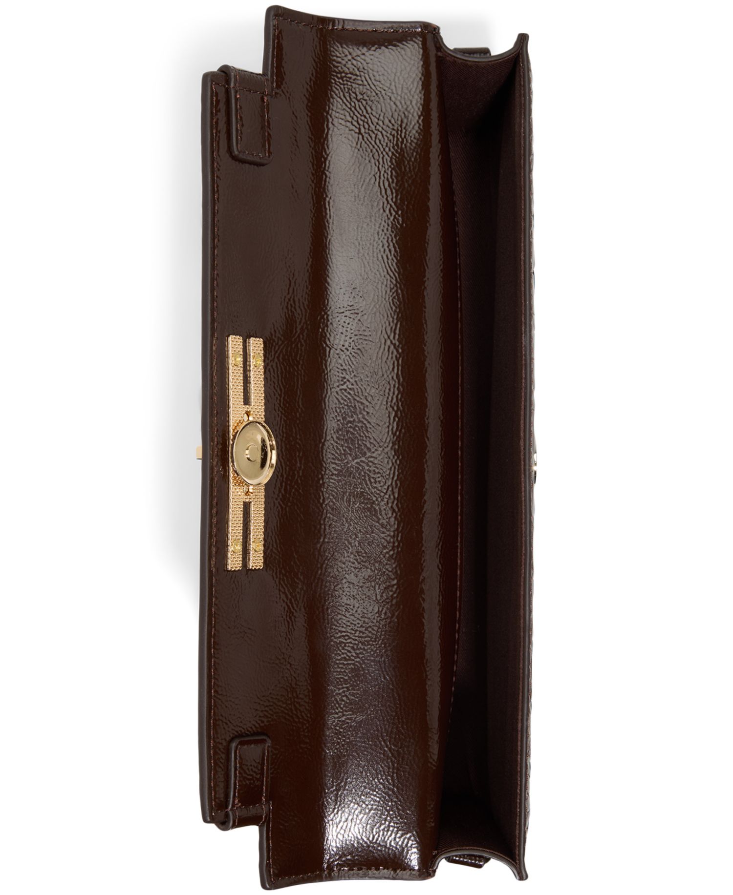 Mirzzaa Small Turn-Lock Clutch Crossbody Handbag