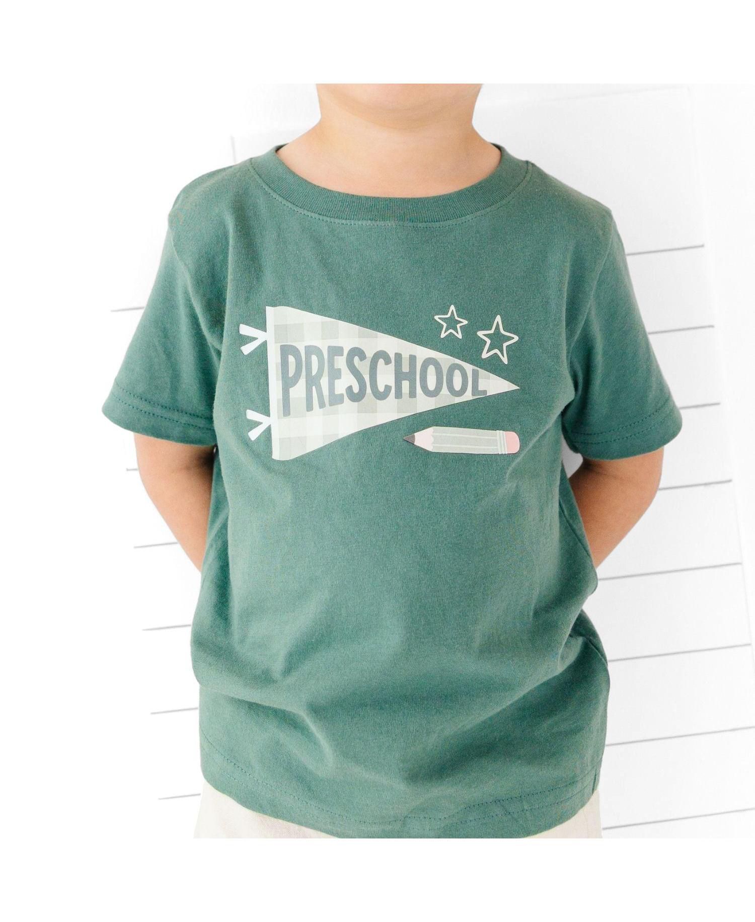 Little Boys Preschool Pennant Short Sleeve T-Shirt