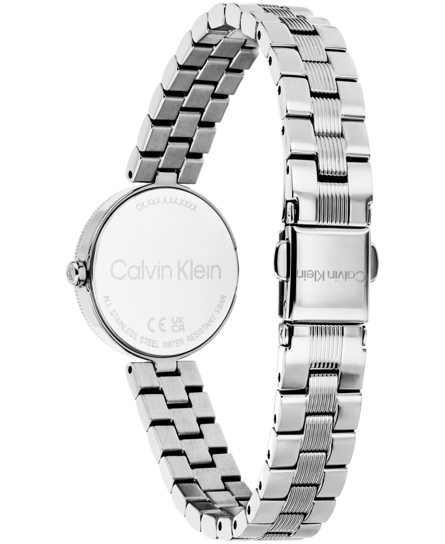 Women's Gleam Silver-Tone Stainless Steel Bracelet Watch 24mm