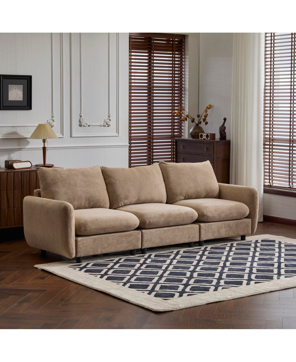 Streamdale Furniture 99 in. 3-Piece Modular Free Combination Sectional Sofa Couch
