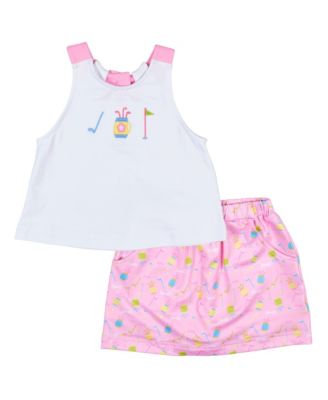 Big Girl Top And Skort Set With Golf