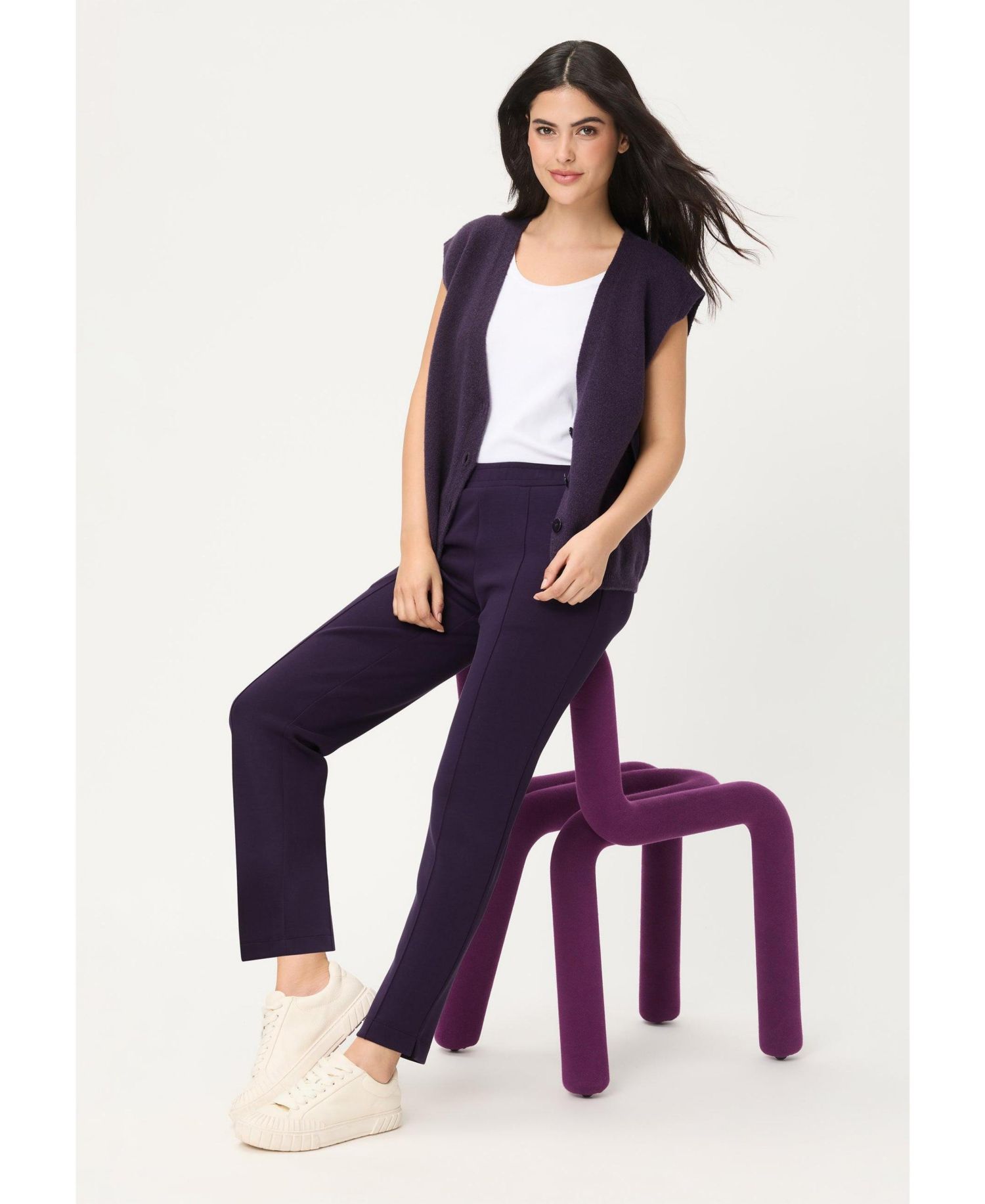 Women's Cropped Sweater Vest