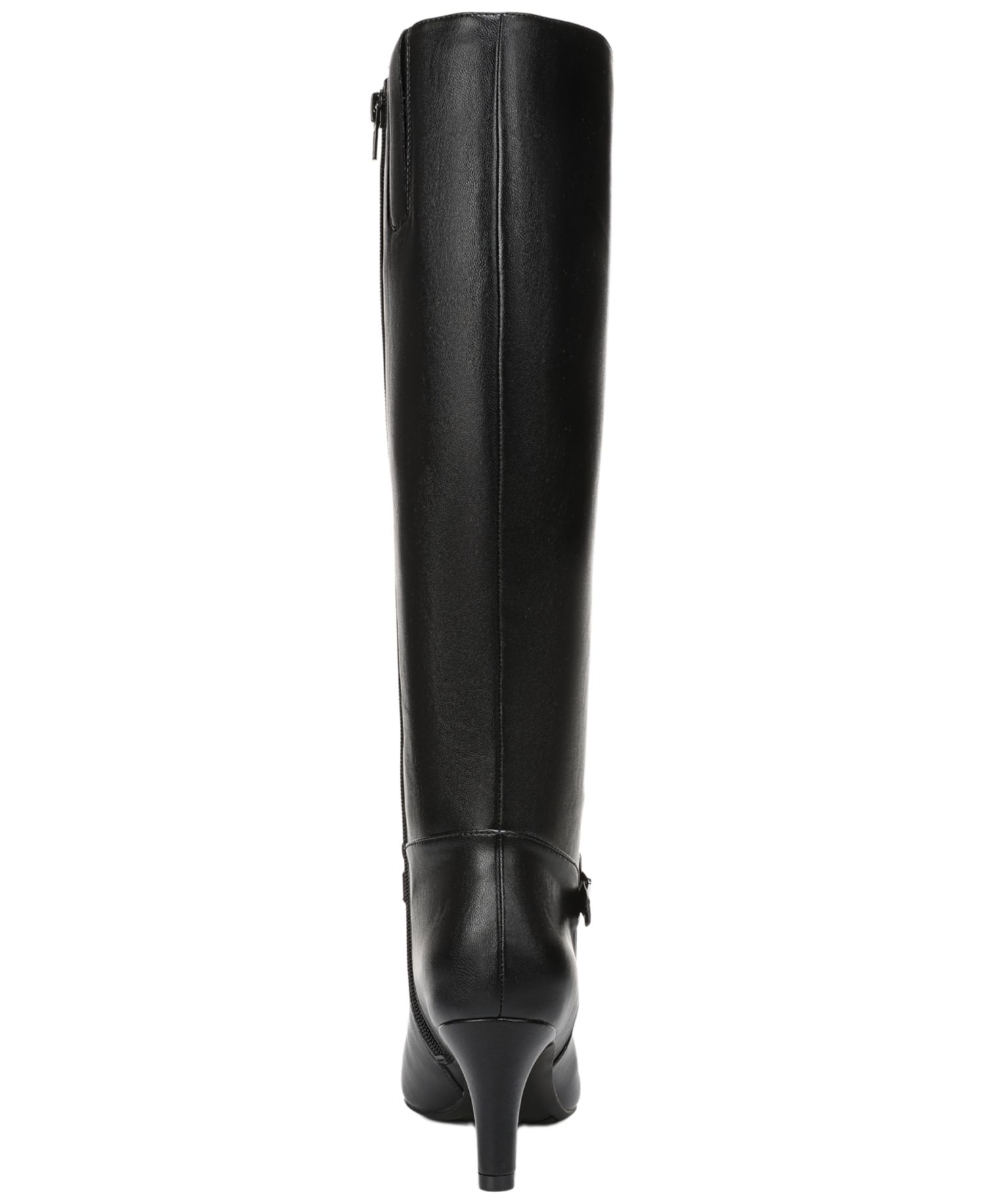 Women's Glenore Zip Wide Calf Tall Almond Toe Boots
