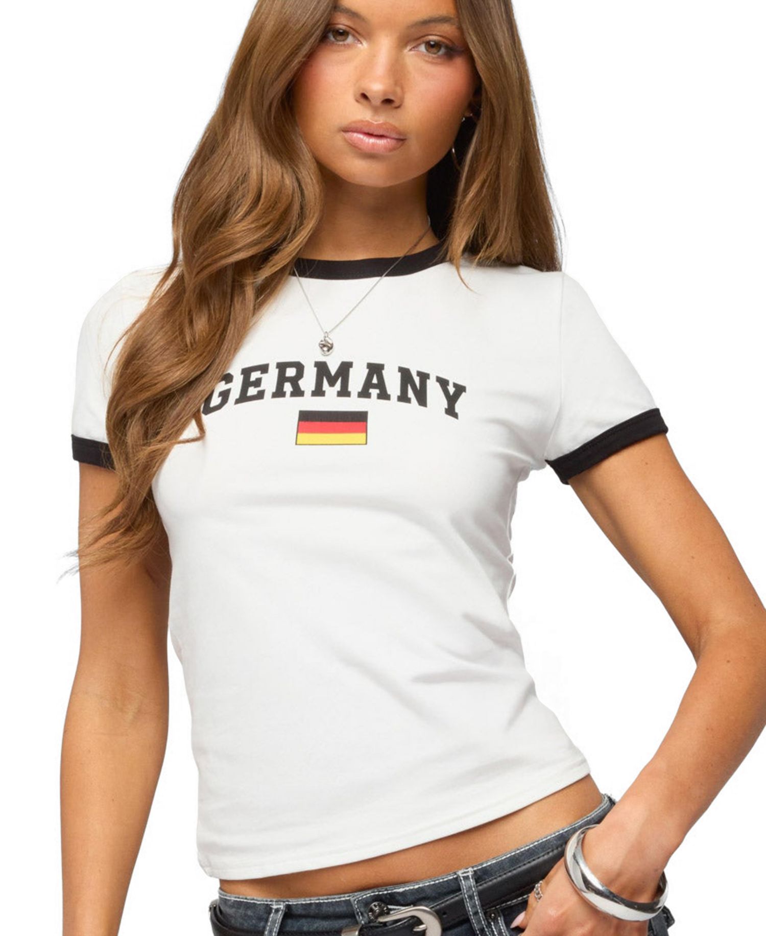 Women's Germany Contrast T Shirt