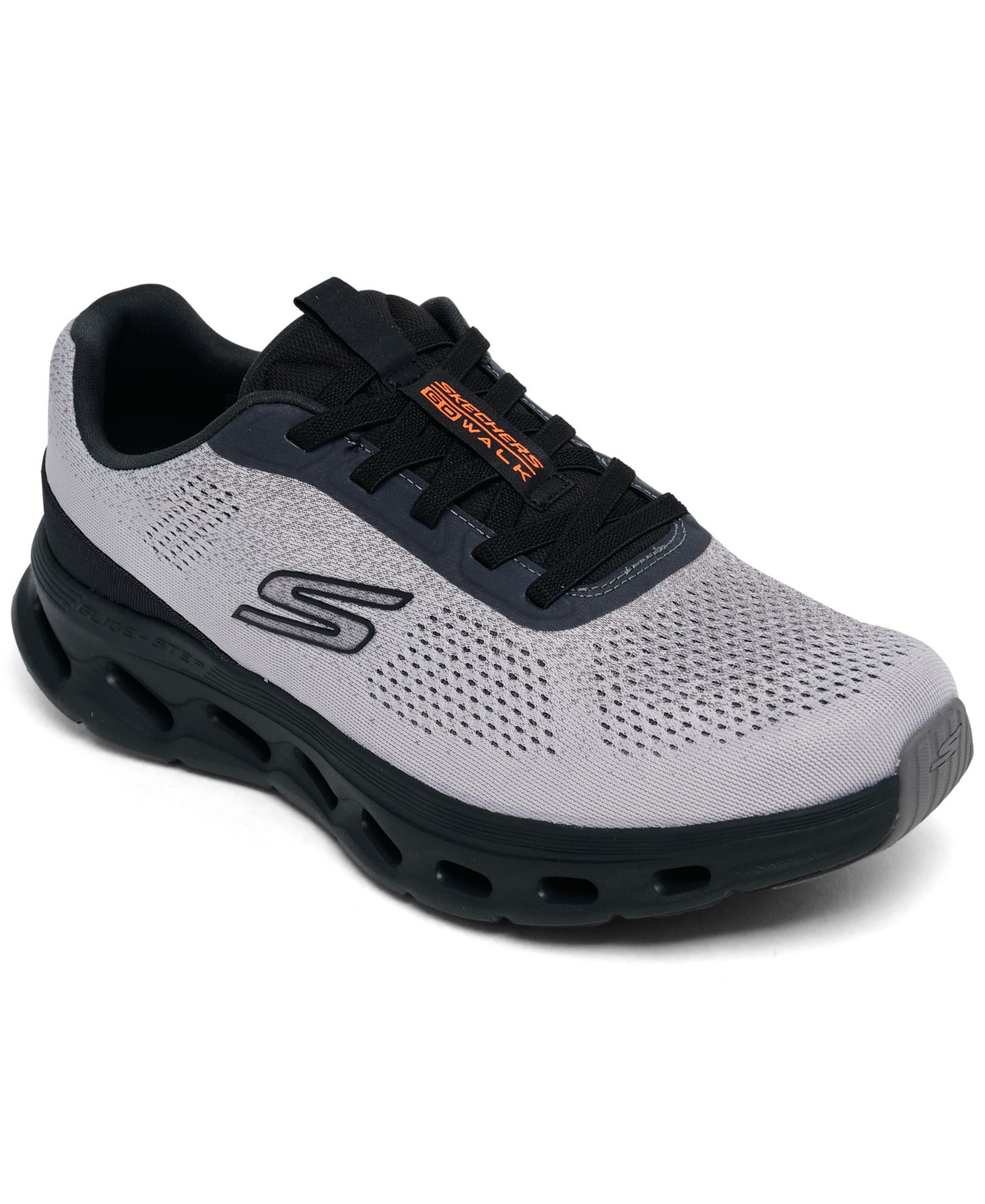 Мужские кроссовки Skechers GO Walk Glide-Step 2.0 - Vic Walking, цвет: Серый / Чёрный — фото 1