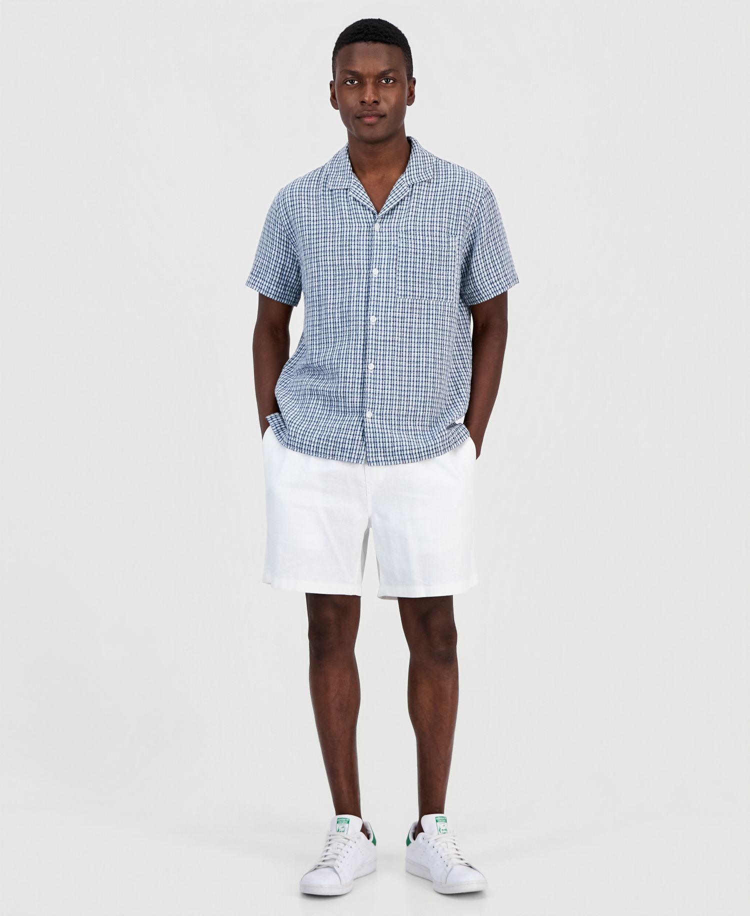 Men's Hovey Textured Check Shirt