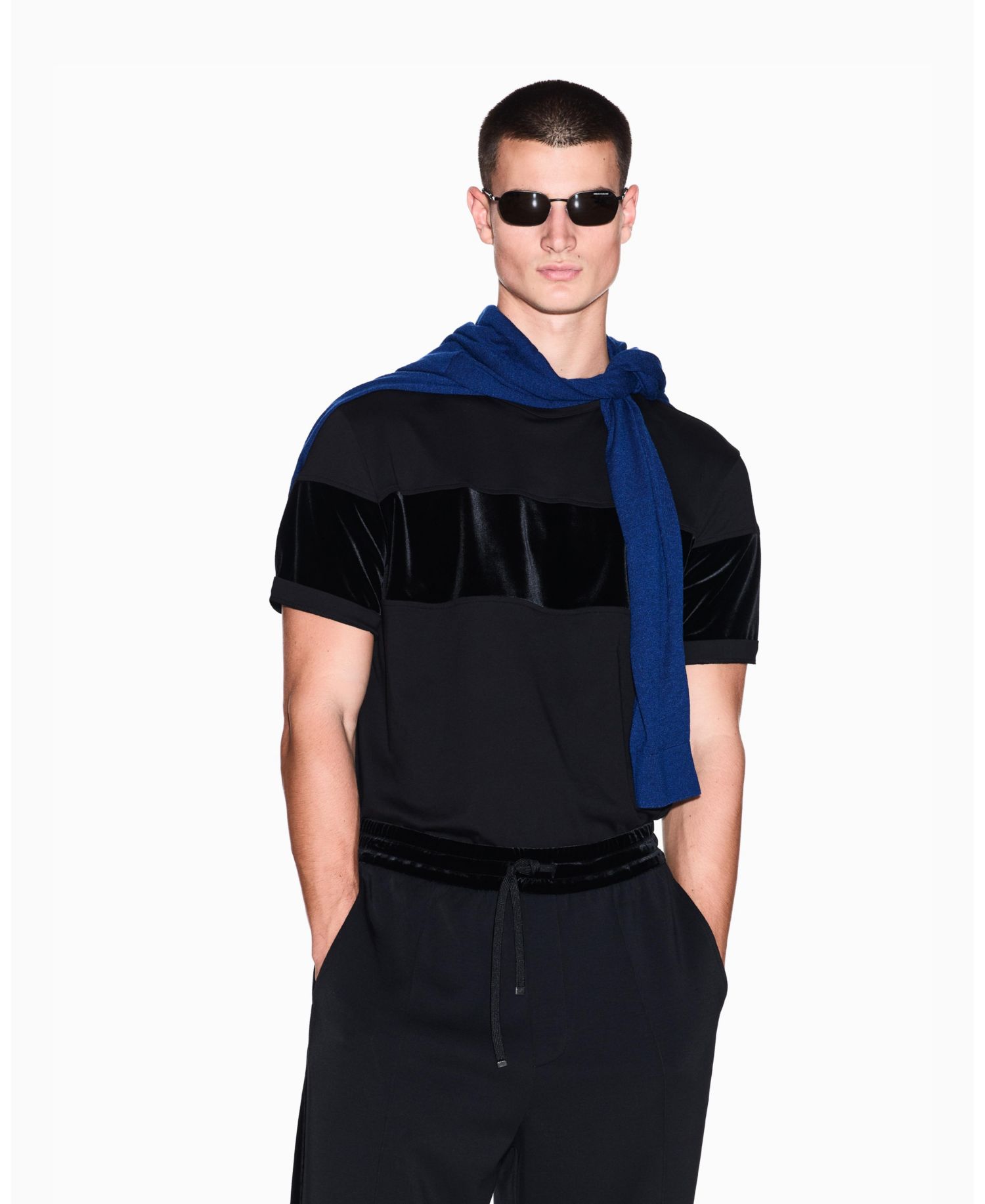 Men's Short Sleeve Colorblock Regular Plus Fit T-Shirt