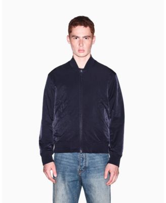 Men's Crossover Reversible Bomber with Graphic Jacket