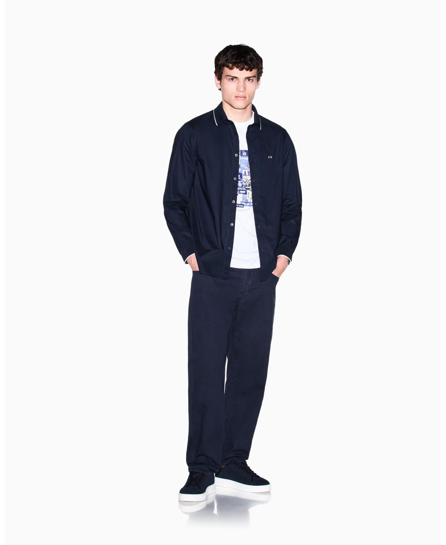 Men's Tipping Poplin Shirt