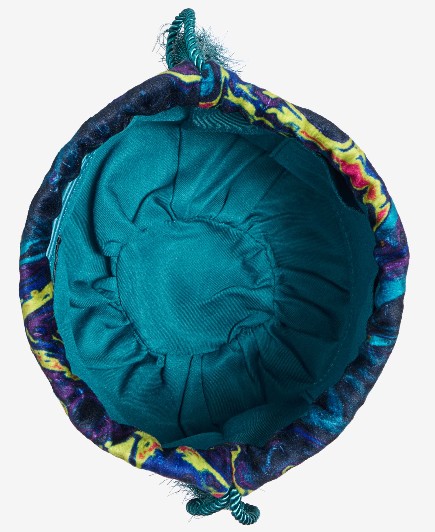 Velvet Drawstring Handbag