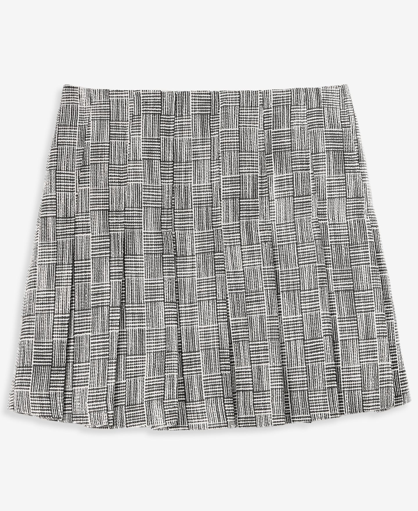 Женская юбка Jonathan Cohen | Macy's Pleated Houndstooth Plaid Mini — фото 6
