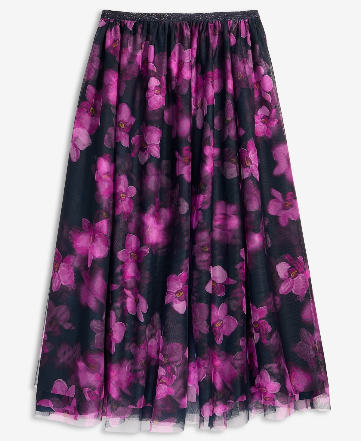 Jonathan Cohen X Macy's Women's Floral-Print Tulle Flared Midi Skirt, Exclusive
