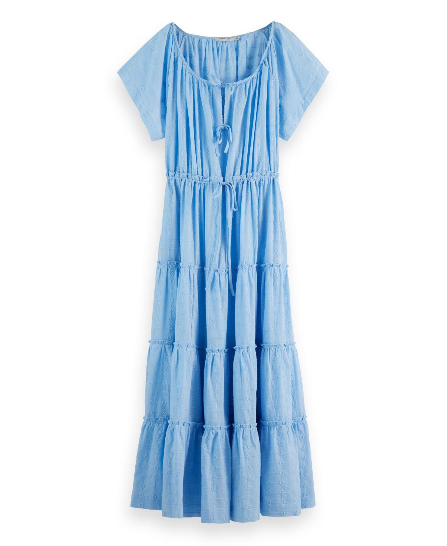 Women's Tiered Broderie Maxi Dress