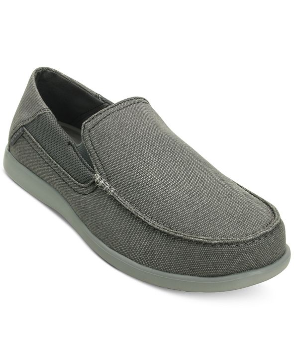 crocs santa cruz 2 luxe leather black