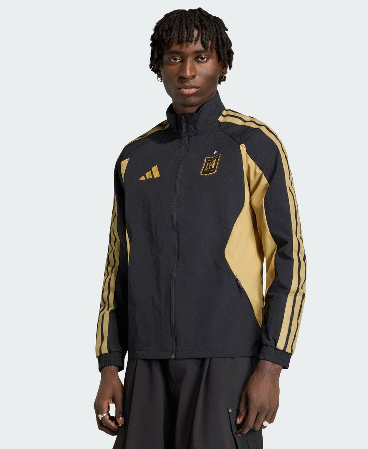Men's Black LAFC 2026 Anthem Raglan Full-Zip Jacket