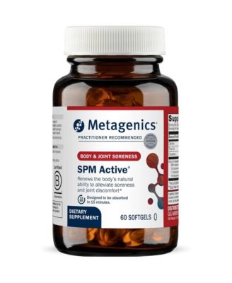 SPM Active Specialized Pro Resolving Mediators from Marine Oils Supports Normal Inflammatory Response, Tissue Health 60 Softgels