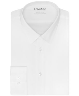 Calvin Klein - Men's X Big & Tall Extra-Slim Fit Stretch Solid Dress Shirt