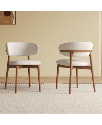 Mid-Century Modern Dining Chairs Set of 2