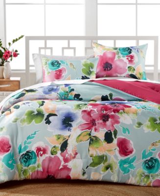 Hallmart Collectibles Amanda 3-Pc. Reversible Comforter Sets & Reviews - Bed in a Bag - Bed ...