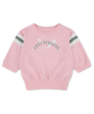 Levi’s Girls' 7-16 Embroidered Crewneck Sweatshirt