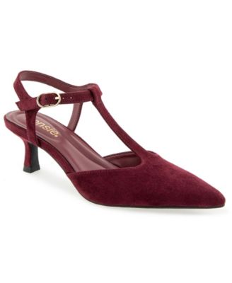 Women's Odessa Kitten Heel T-Strap Pump