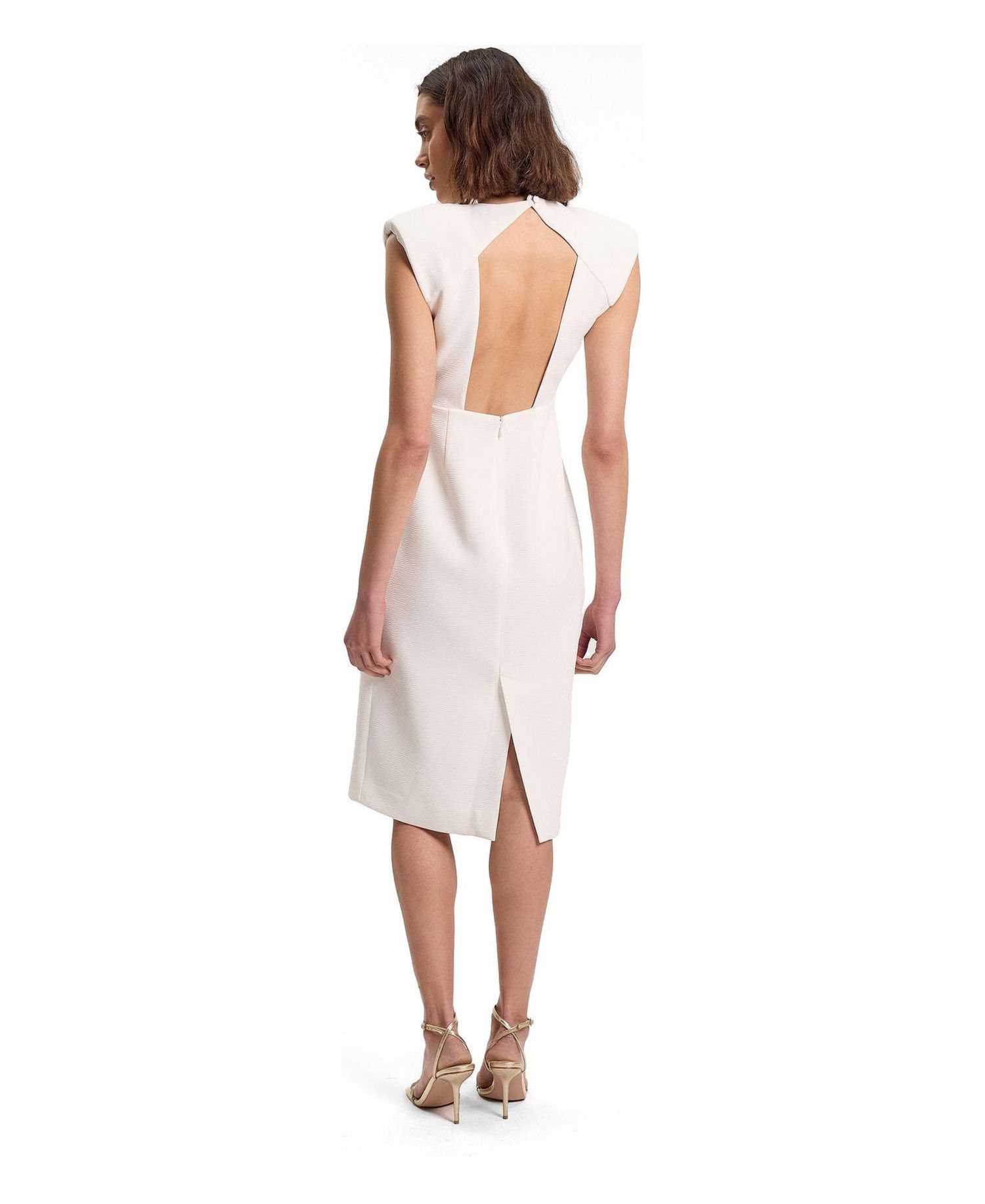 Women's Sleeveless Pencil Midi Dress