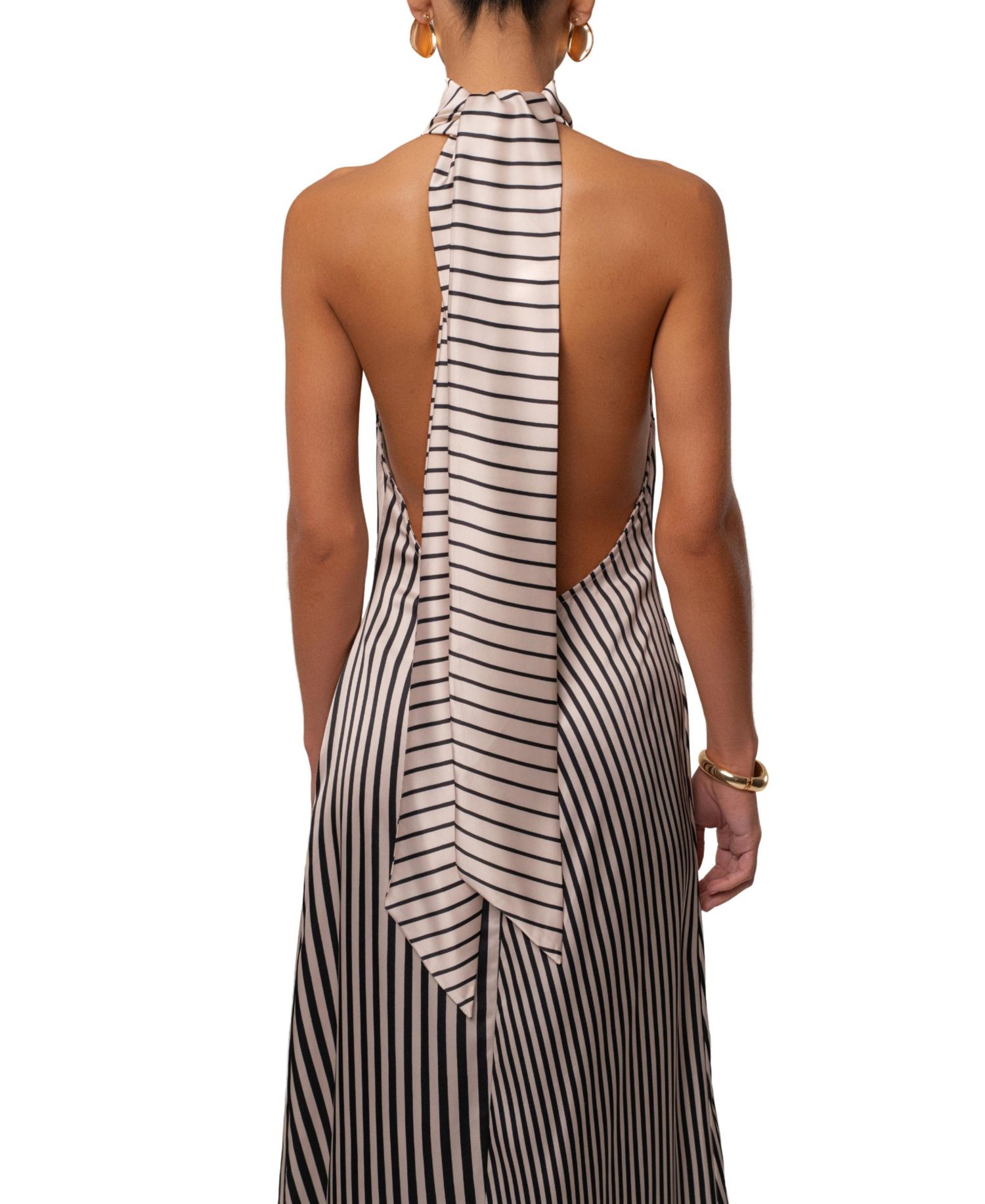 Women's Gleam Striped Maxi Dress