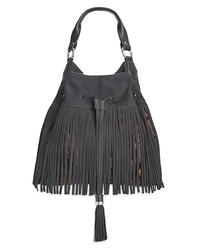 Sam Edelman Tyra Hobo Fringe Bag - Macy's