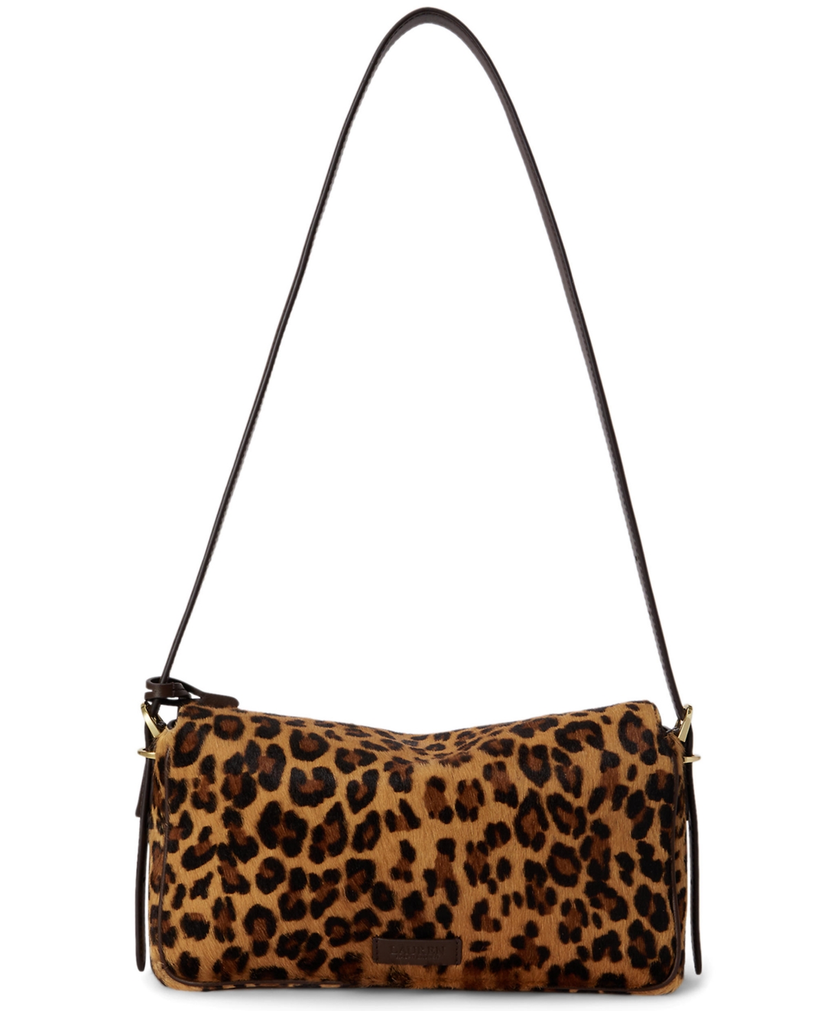 Lauren Ralph Lauren Leopard Print Small Farrah Shoulder Handbag