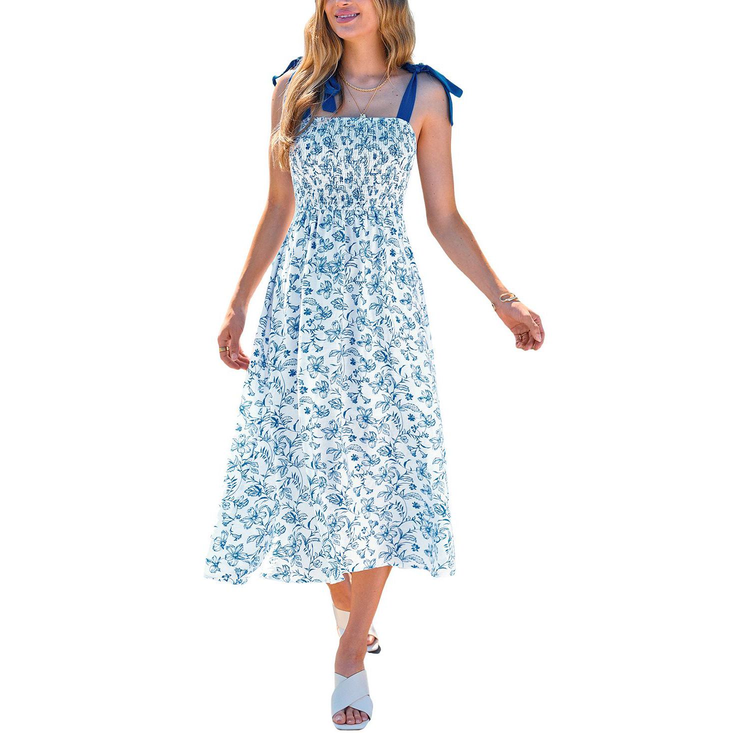 Women's In a Good Mood Floral Maxi Beach Dress