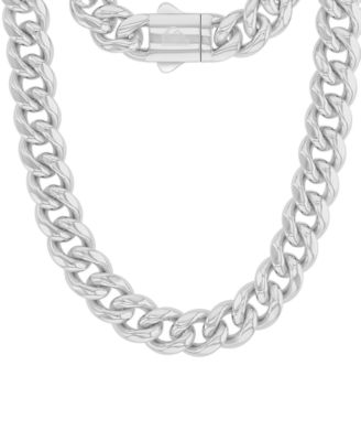 Men's Miami Platinum-Plated Cuban Chain Necklace