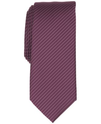 Men's Aero Fine Line Stripe Slim Silk Tie