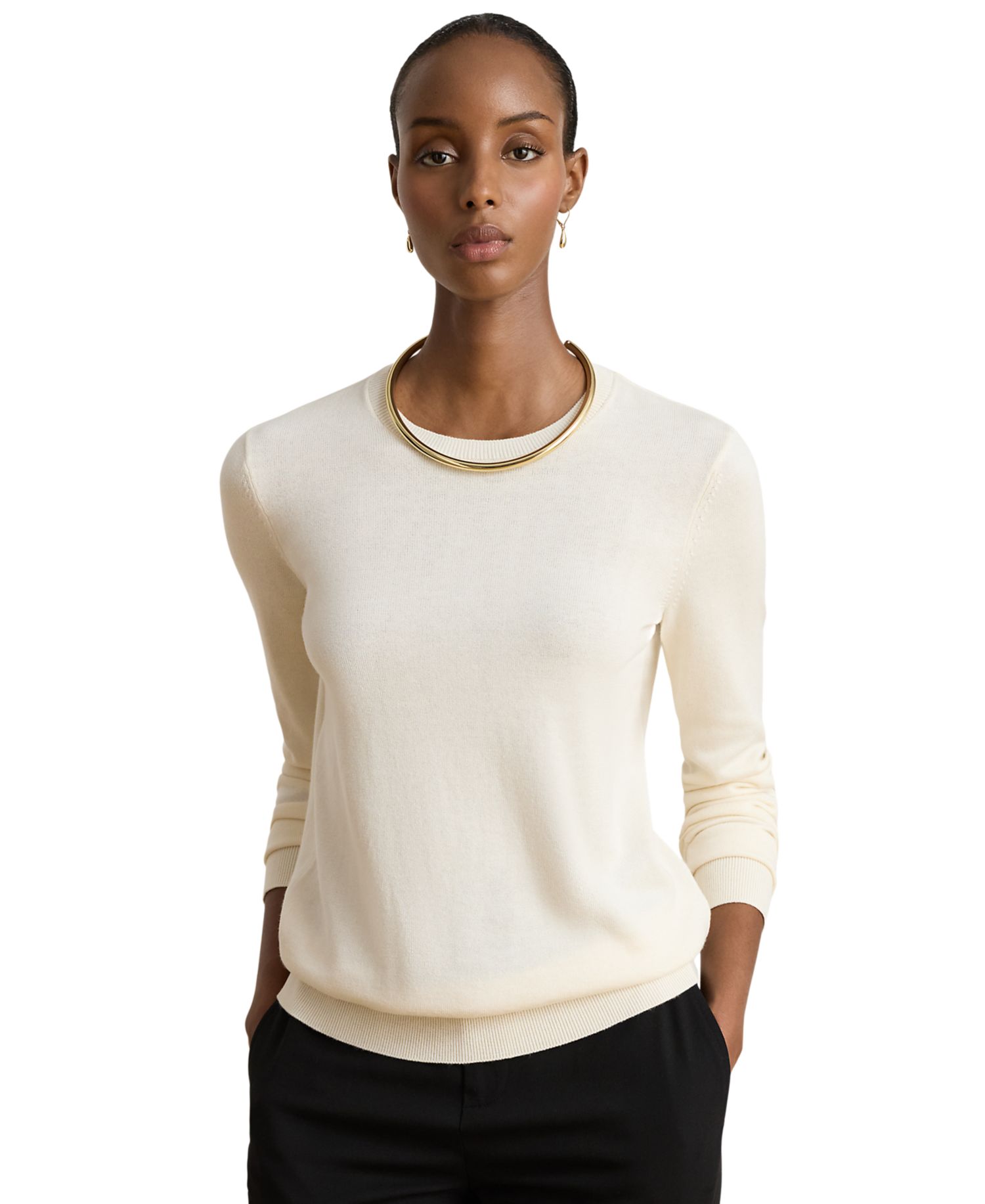 Women's Long-Sleeve Crewneck Sweater