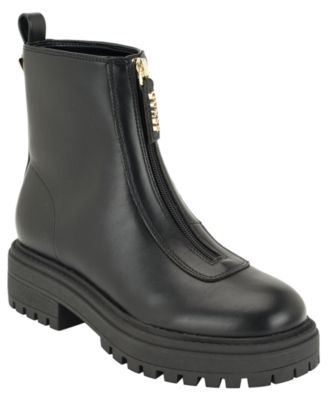 Women's Syyan Front Zip Lug Sole Booties
