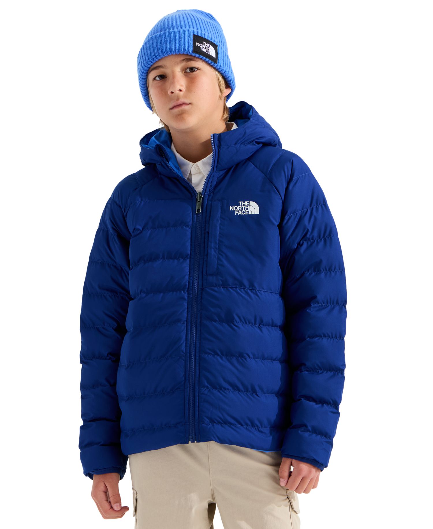 Boys' 8-20 Reversible Long-Sleeve Hooded Jacket