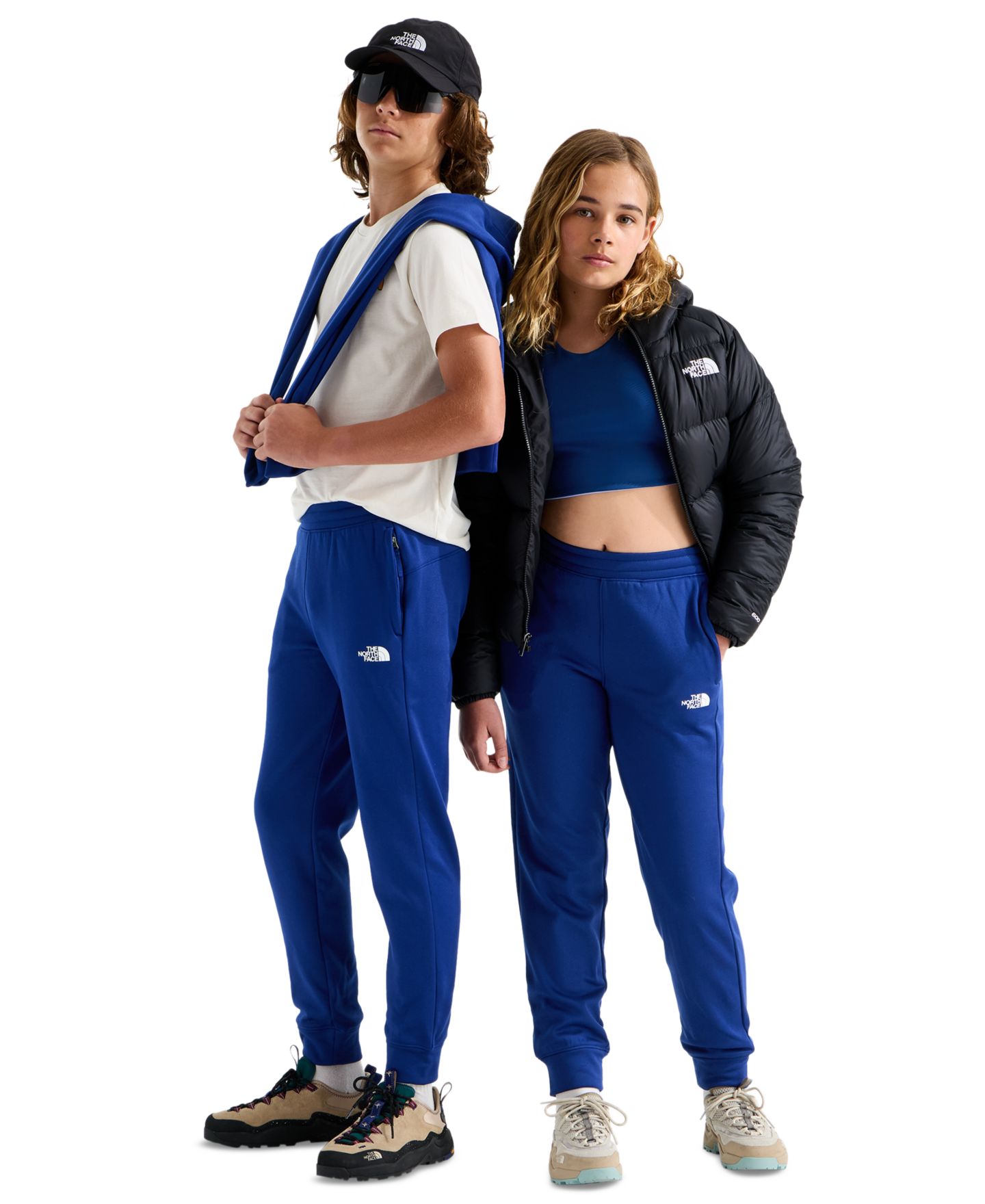 Детские брюки The North Face Performance Fleece, цвет: Насыщенный синий — фото 2