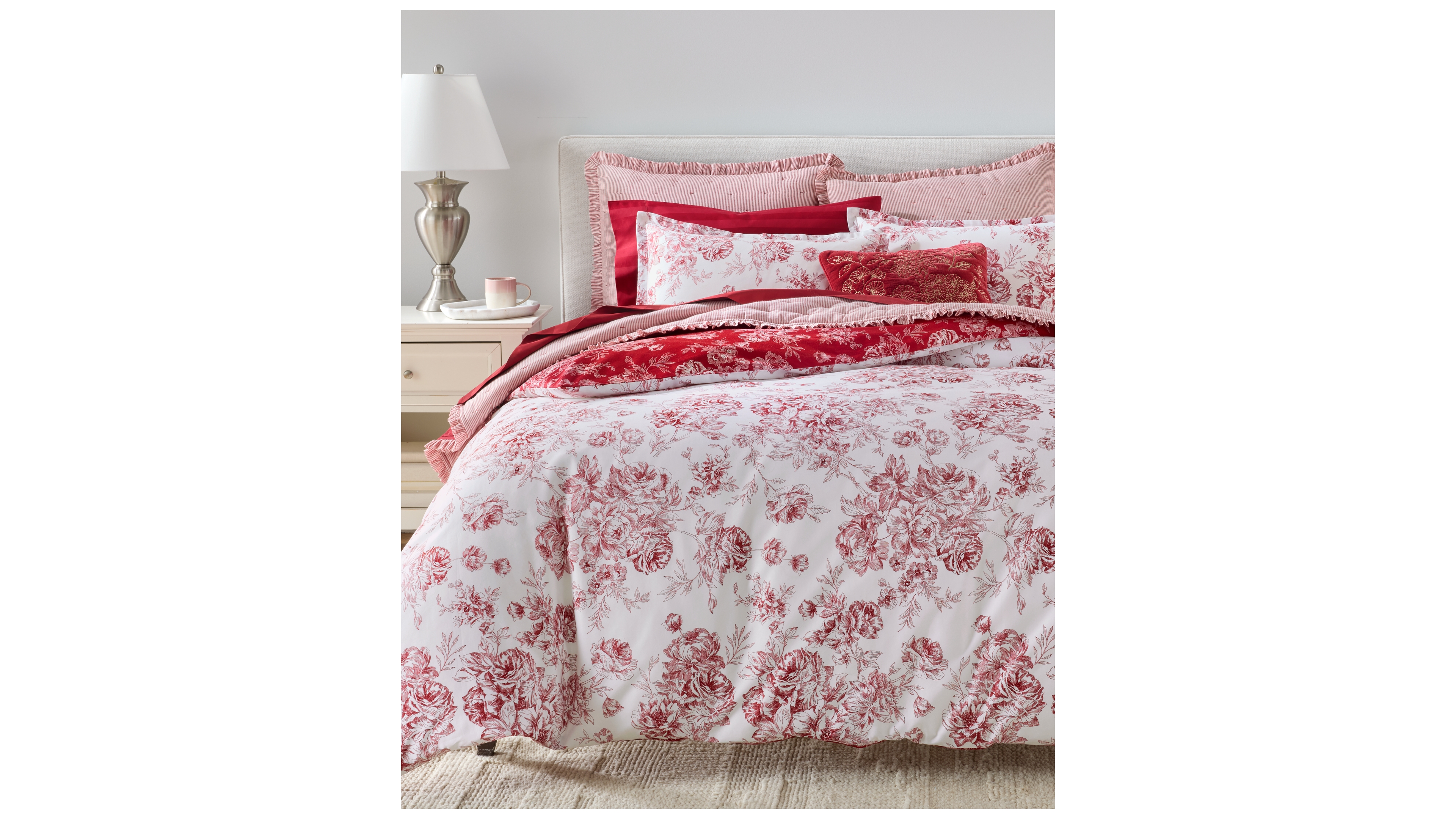 Charter Club Primrose Toile 2-Piece Duvet Cover Set, Twin/Twin Xl, Macy's Exclusive