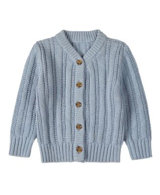 Kids 3T- 10 Cozy Oversized Cable-Knit Cardigan Sweater - Child