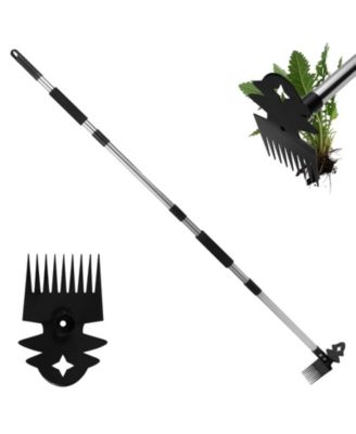 Weed Remover Tool Portable Garden Weeder Manganese Steel Hand Vegetable Gardening Uprooting