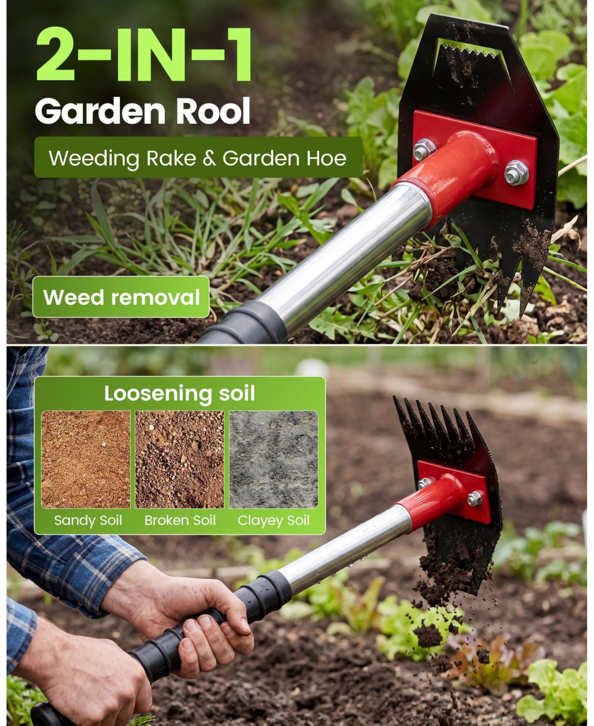 Xdovet Weed Puller Long Handle Garden Tool