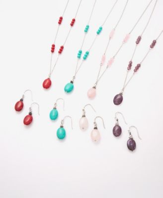 Genuine Stone in Sterling Silver Jewelry Collection