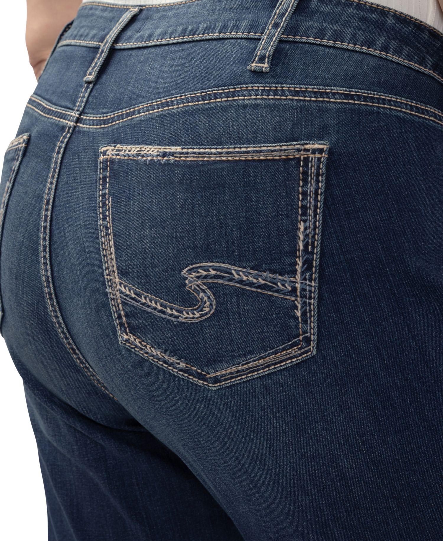 Plus Size Elyse Comfort Fit Straight Jeans