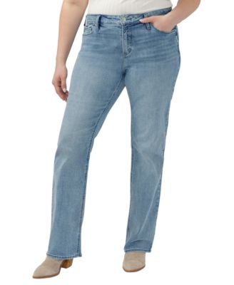Plus Size Elyse Mid-Rise Bootcut Jeans